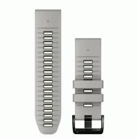 QuickFit 26mm Watch Bands-Fog Gray/Moss Silicone - 010-13281-08 - Garmin